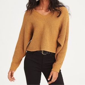 Cropped Slouchy Sweater